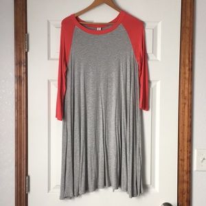 Baseball-tee dress